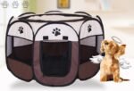 Folding Octagonal Pet Fence Oxford Cloth Cat And Dog Kennel - Image 9