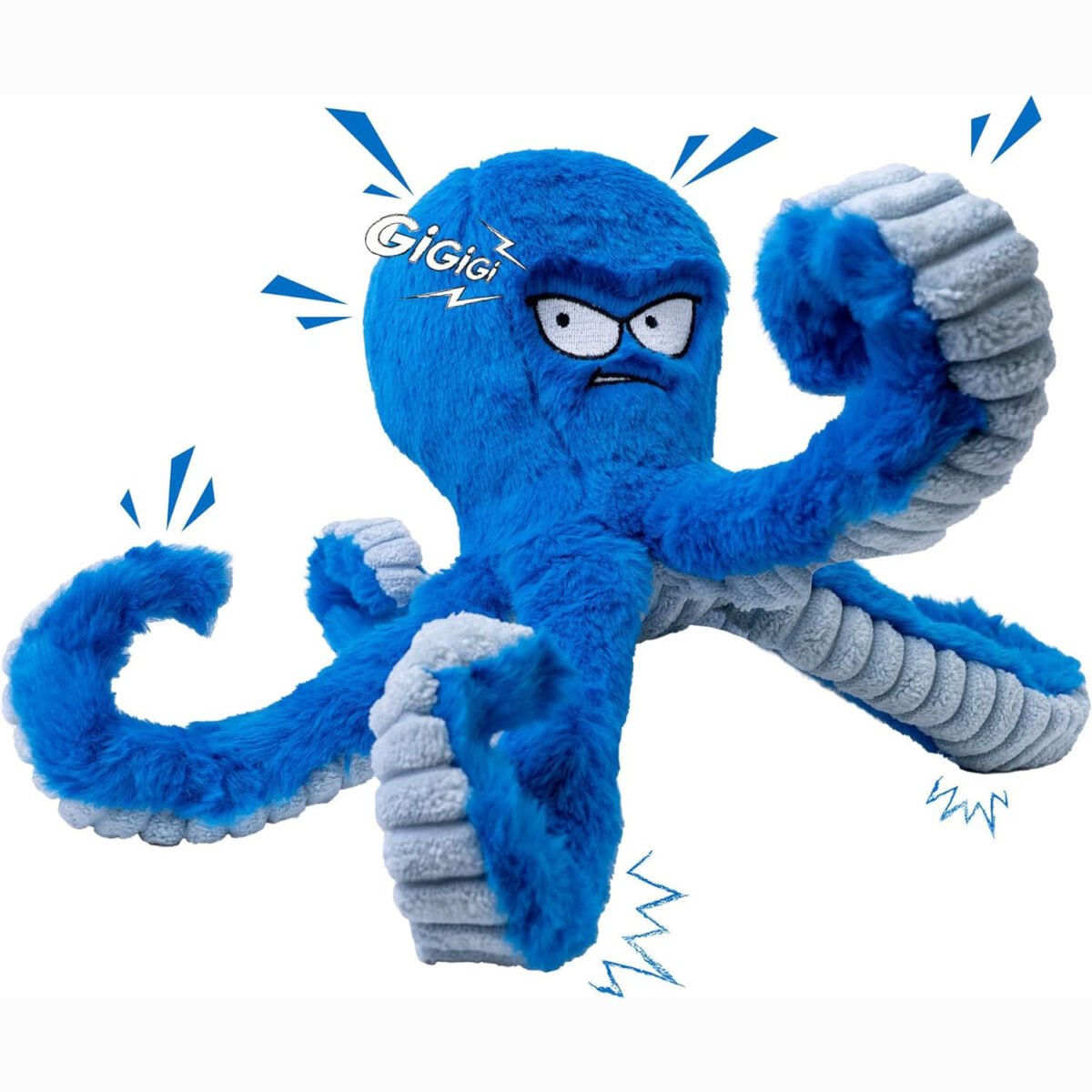 Stuffed Tough Dog Chew Toys Large Dog Toys To Keep Them Busy Interactive Squeaky Toys Tug Of War Crinkle Puppy Dog Toy - Image 5