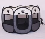 Folding Octagonal Pet Fence Oxford Cloth Cat And Dog Kennel - Image 3