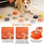 4 Colors Pet Communication Button One-click Prevent Physical Inactivity Recordable Dog Talking Button Toy Cat Toy Pet Products - Image 2